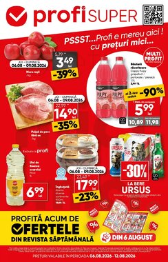 Catalogul cu oferte PROFI valabil de la 06.08.2026