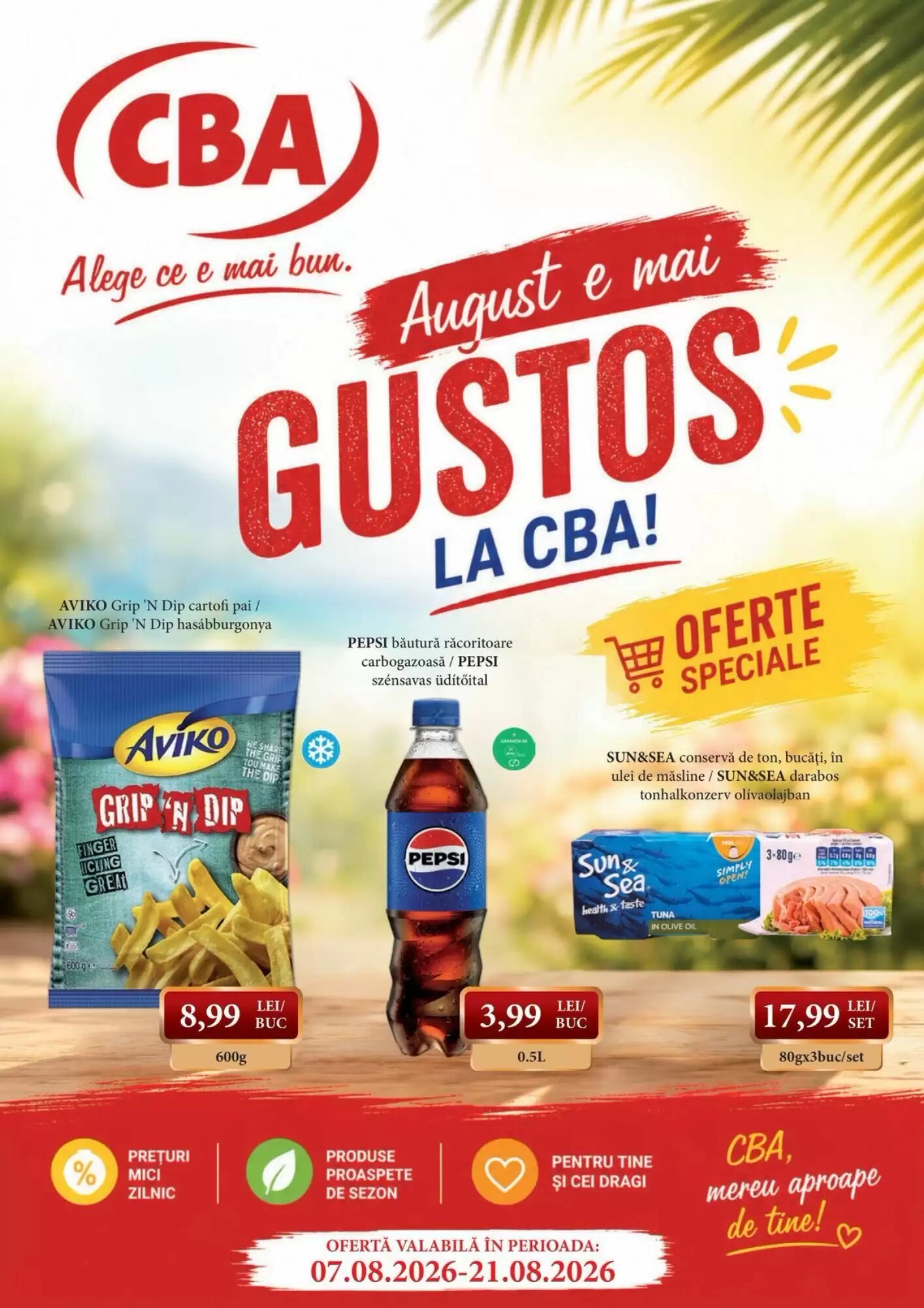 Catalogul cu oferte CBA valabil de la 07.08.2026 - Pagina 1.