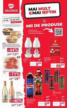 Catalogul cu oferte Selgros valabil de la 07.08.2026
