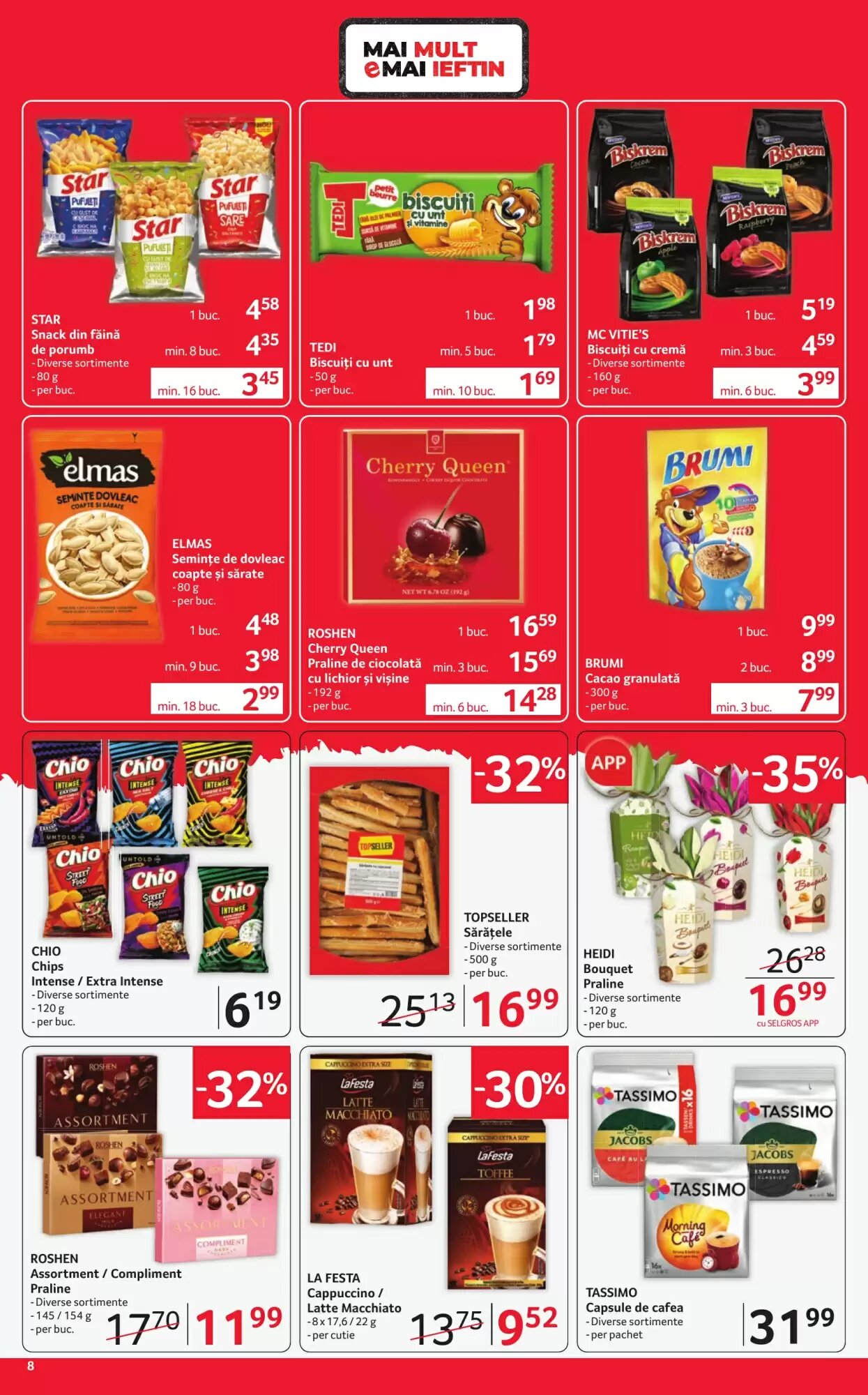 Catalogul cu oferte Selgros valabil de la 07.08.2026 - Pagina 8.