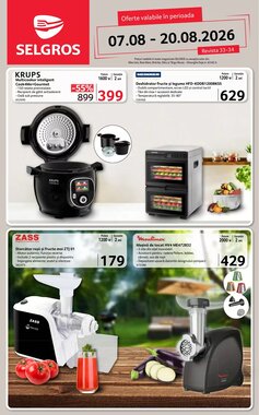 Catalogul cu oferte Selgros valabil de la 07.08.2026