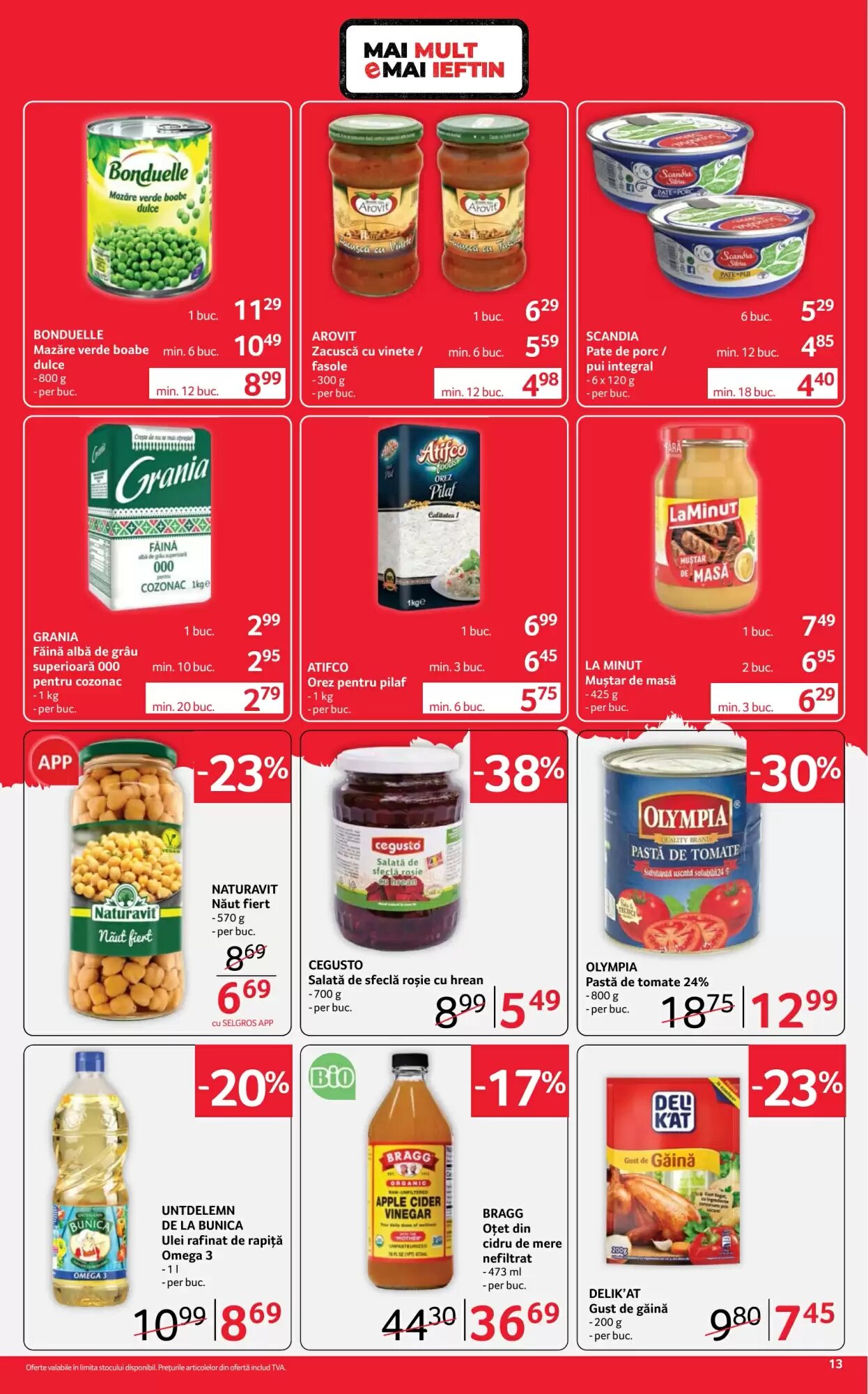 Catalogul cu oferte Selgros valabil de la 07.08.2026 - Pagina 13.