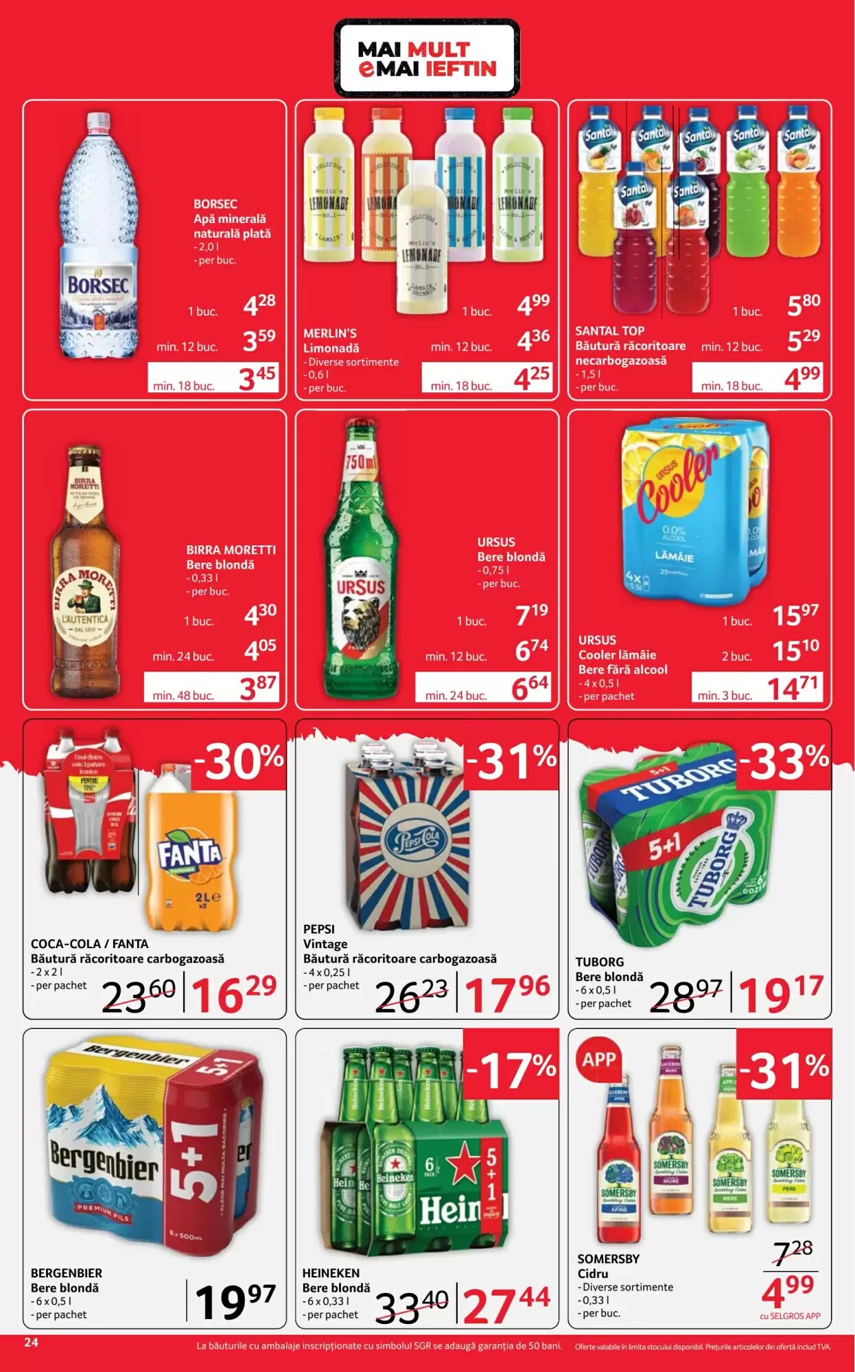 Catalogul cu oferte Selgros valabil de la 07.08.2026 - Pagina 24.