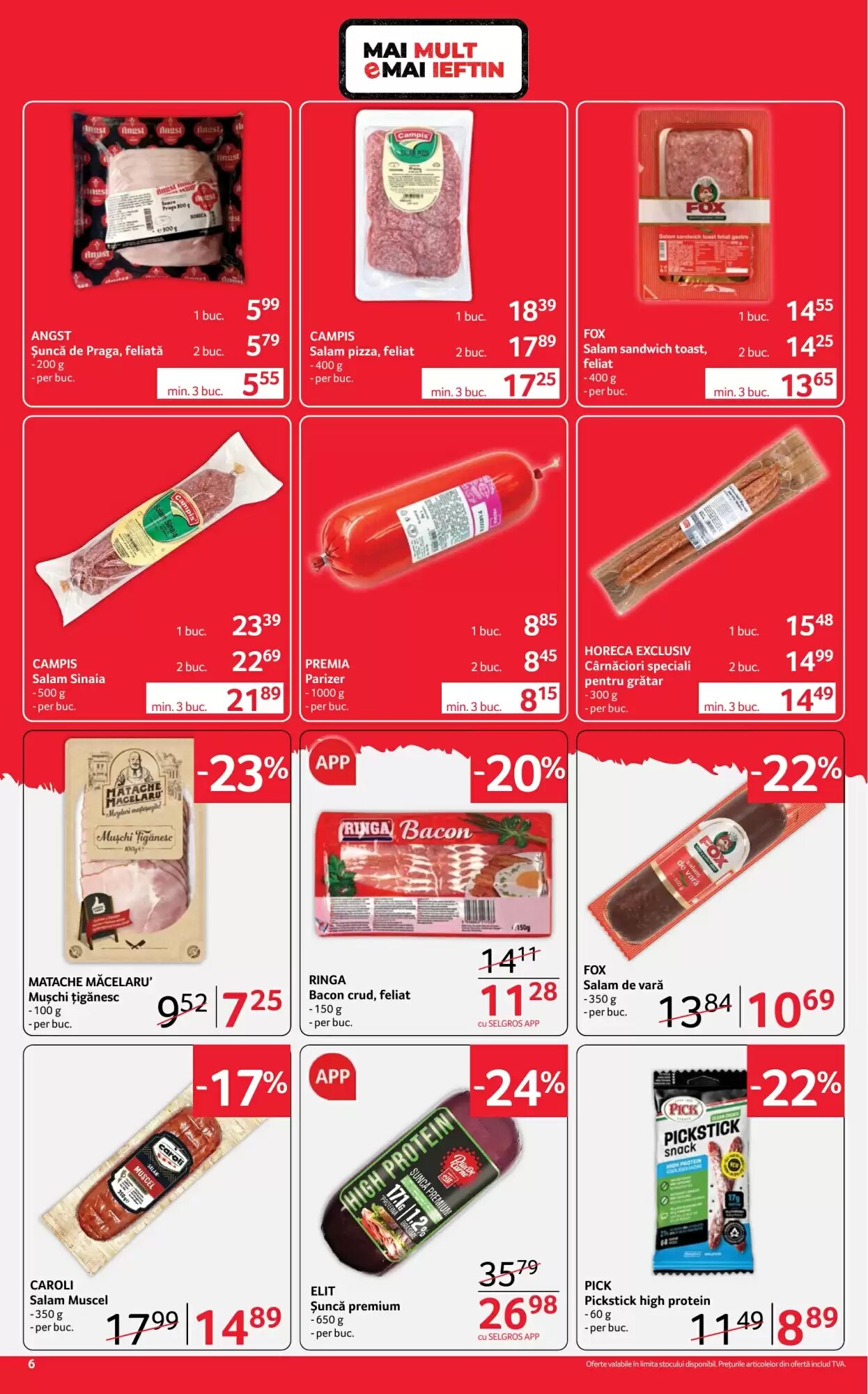 Catalogul cu oferte Selgros valabil de la 07.08.2026 - Pagina 6.