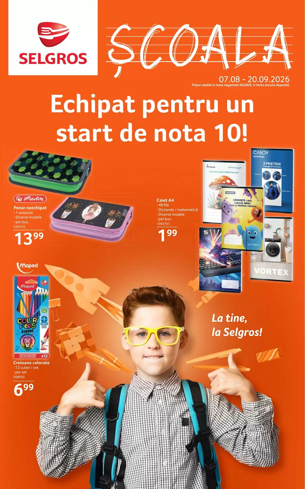 Catalogul cu oferte Selgros valabil de la 07.08.2026 - Pagina 1.