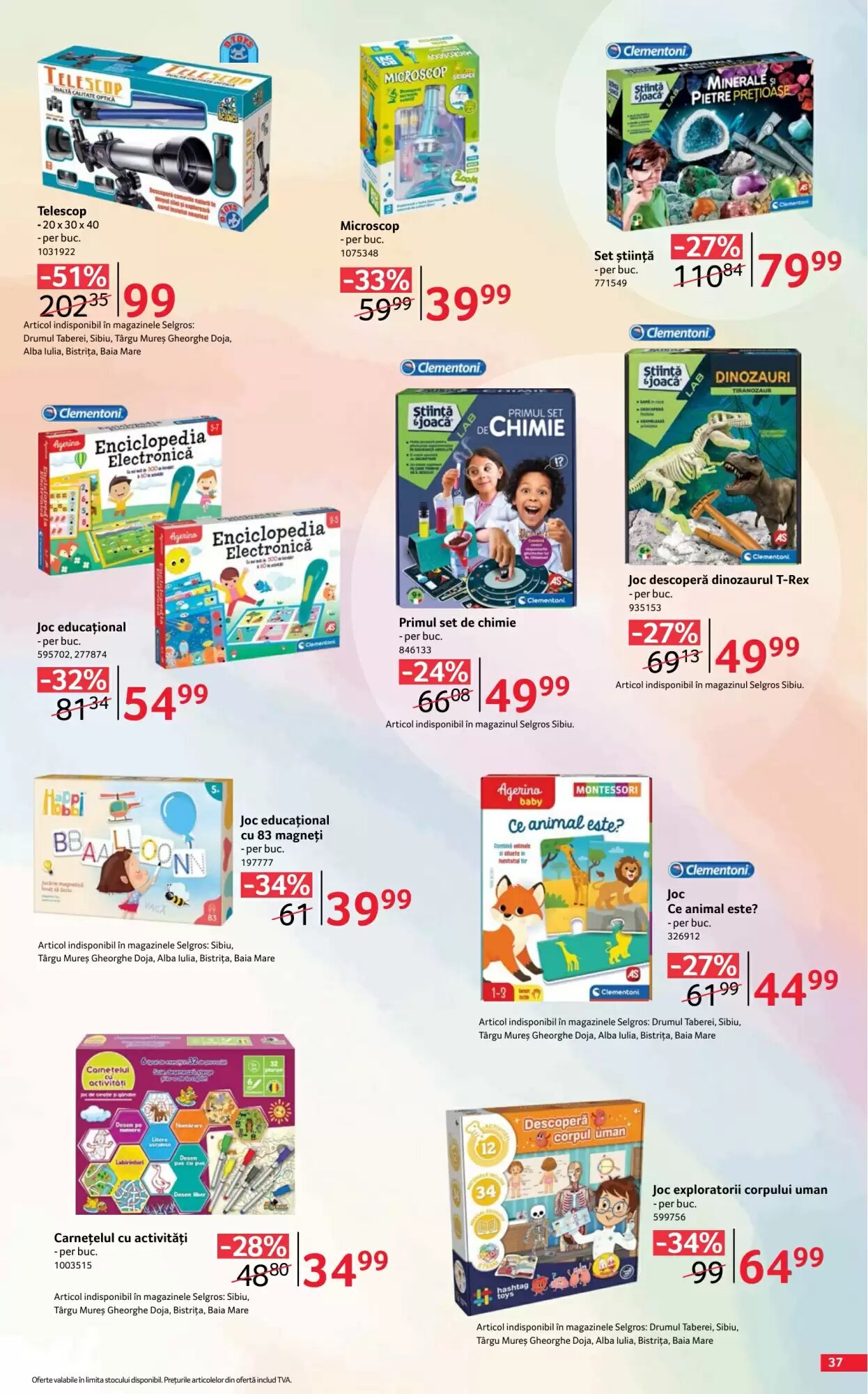 Catalogul cu oferte Selgros valabil de la 07.08.2026 - Pagina 37.