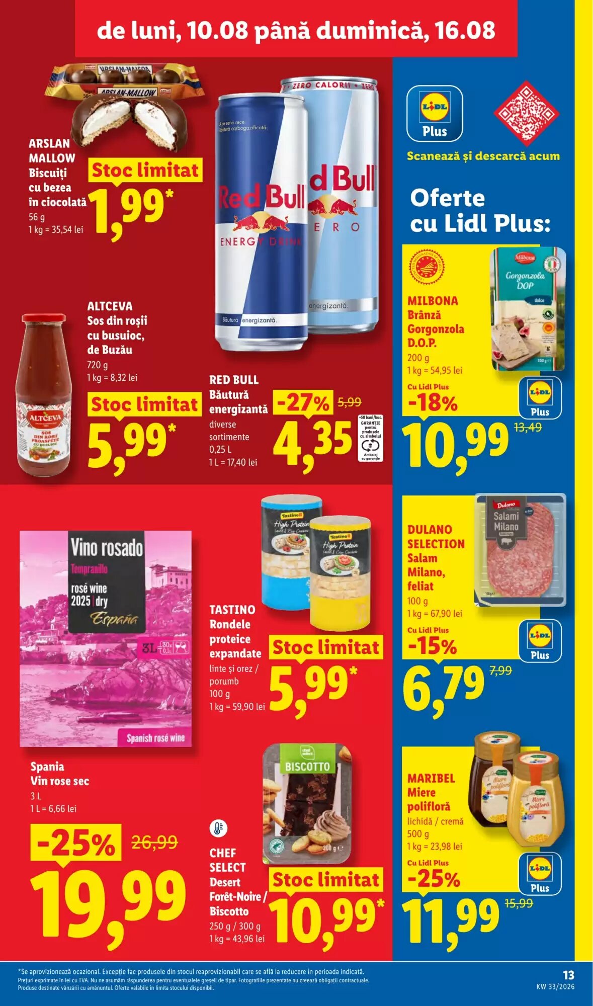Catalogul cu oferte Lidl valabil de la 10.08.2026 - Pagina 13.
