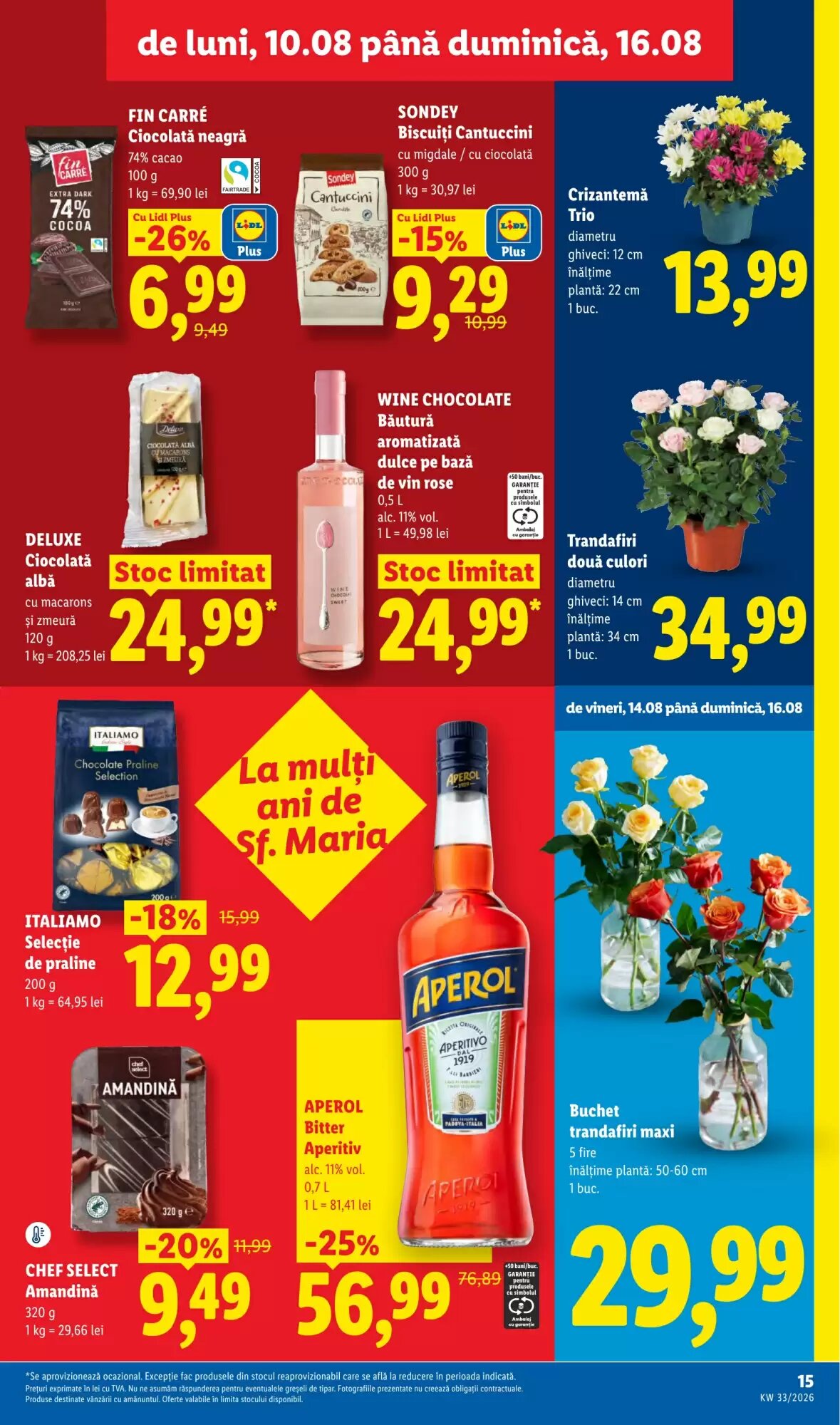 Catalogul cu oferte Lidl valabil de la 10.08.2026 - Pagina 15.
