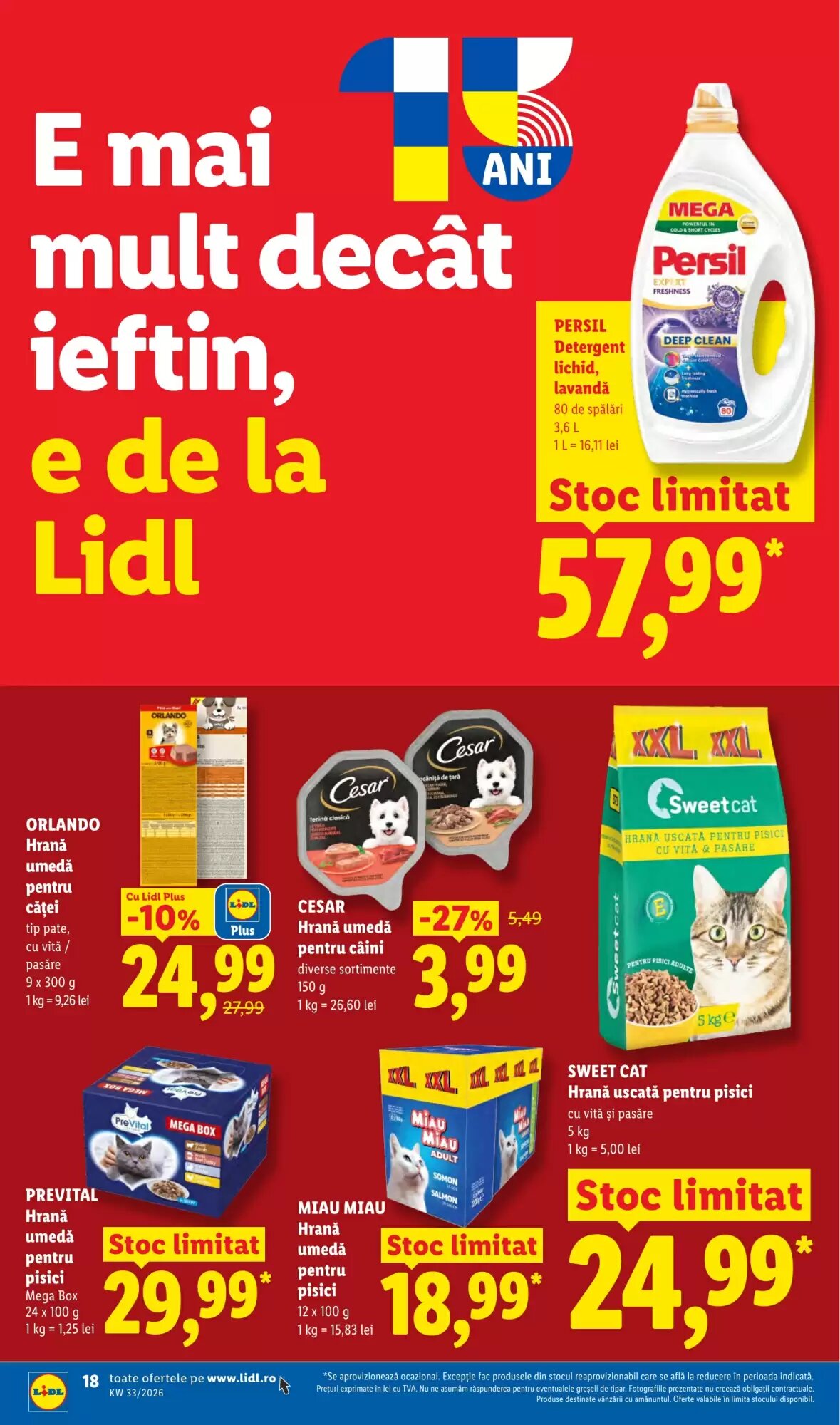 Catalogul cu oferte Lidl valabil de la 10.08.2026 - Pagina 18.