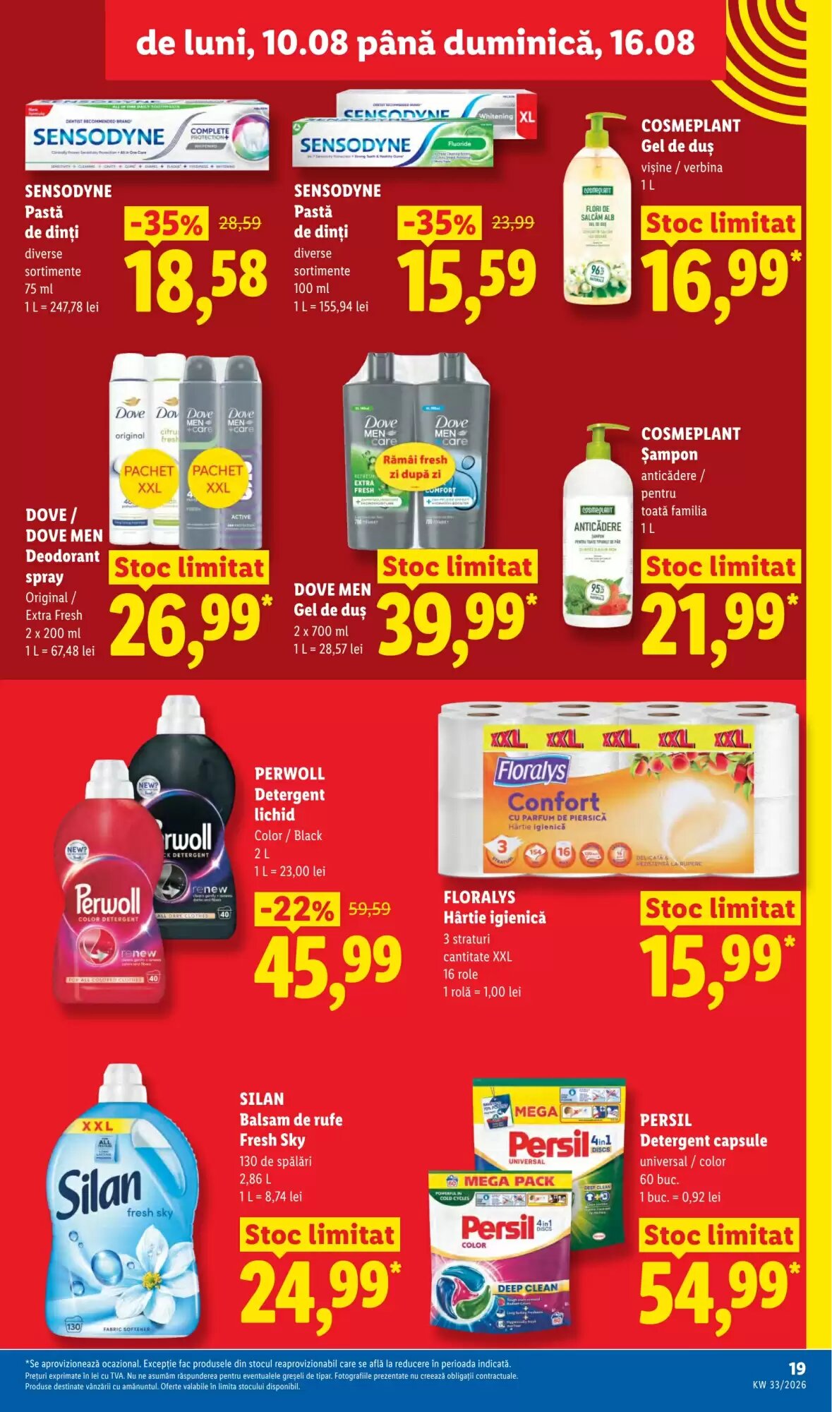 Catalogul cu oferte Lidl valabil de la 10.08.2026 - Pagina 19.