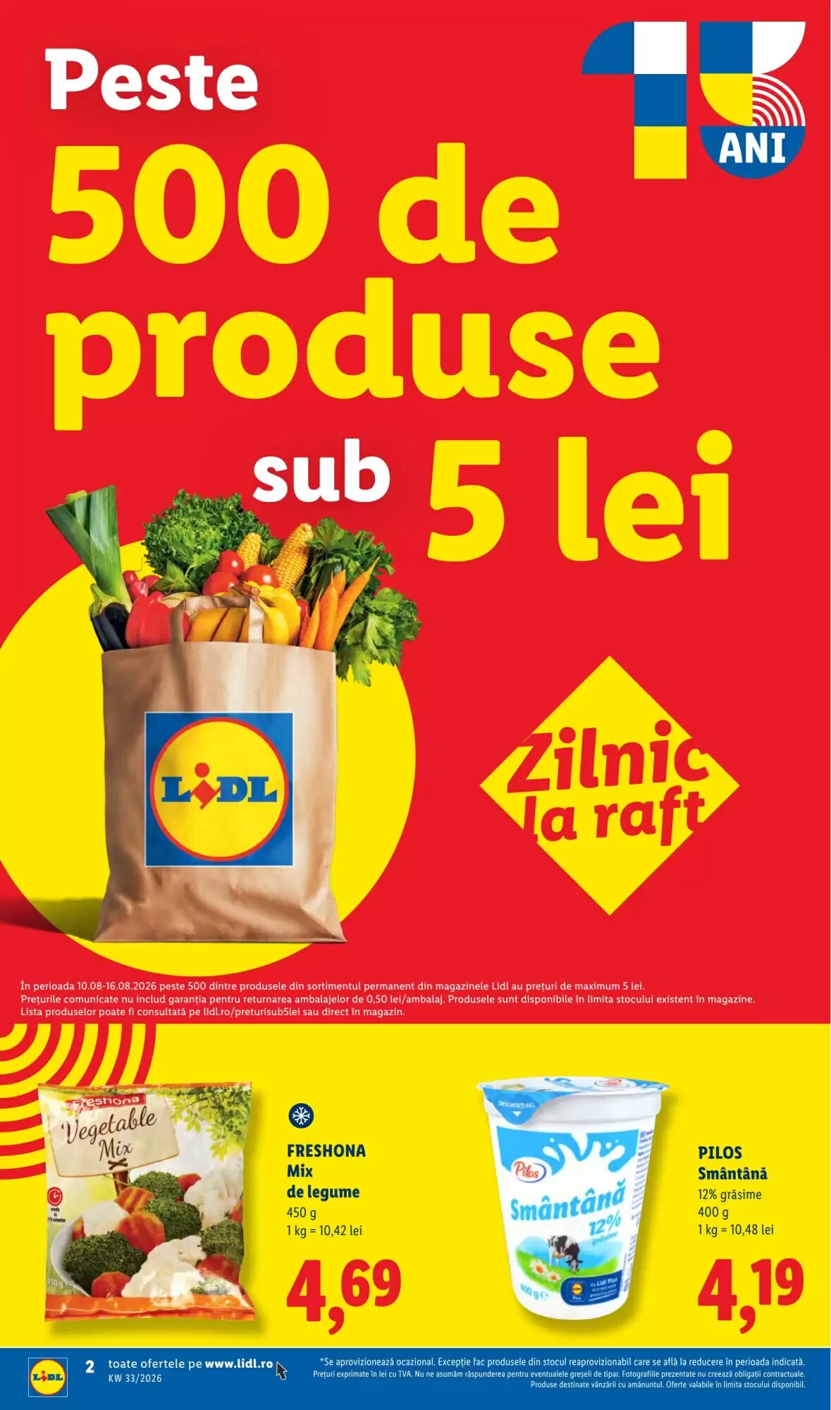 Catalogul cu oferte Lidl valabil de la 10.08.2026 - Pagina 2.