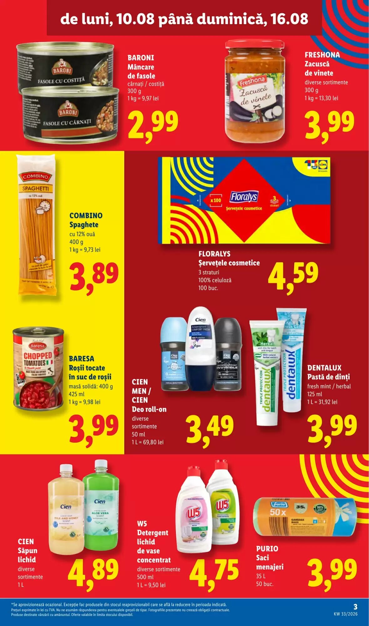 Catalogul cu oferte Lidl valabil de la 10.08.2026 - Pagina 3.