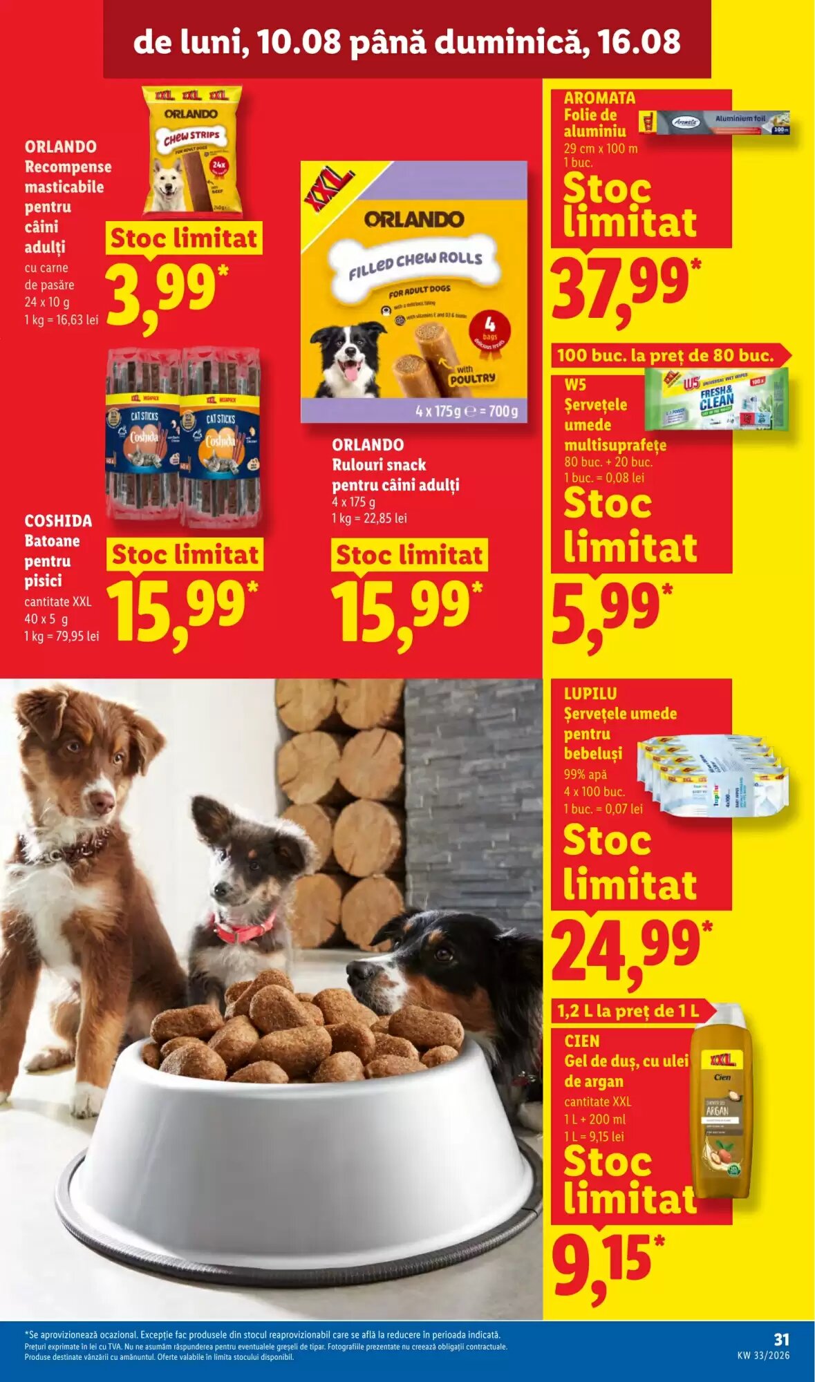 Catalogul cu oferte Lidl valabil de la 10.08.2026 - Pagina 31.