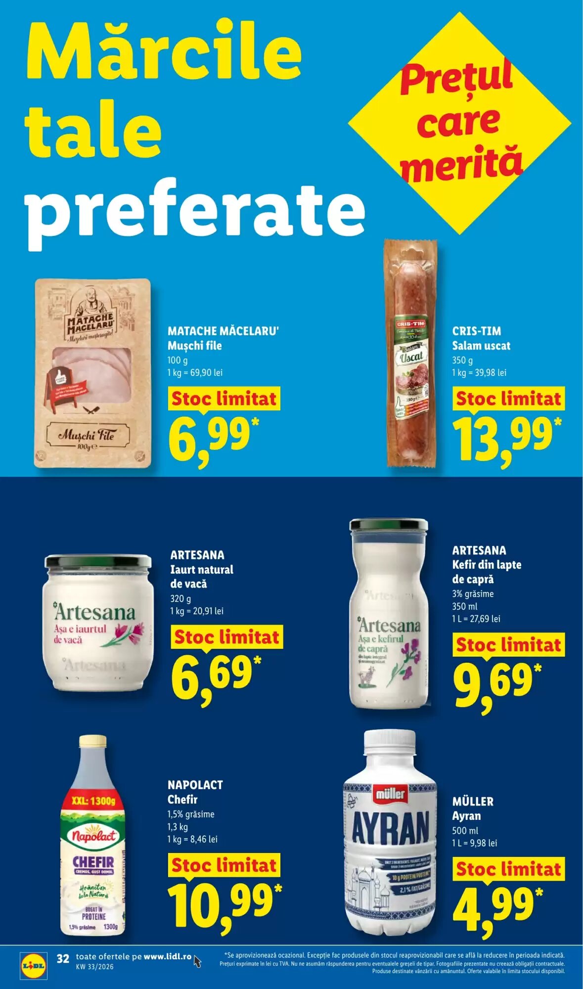 Catalogul cu oferte Lidl valabil de la 10.08.2026 - Pagina 32.