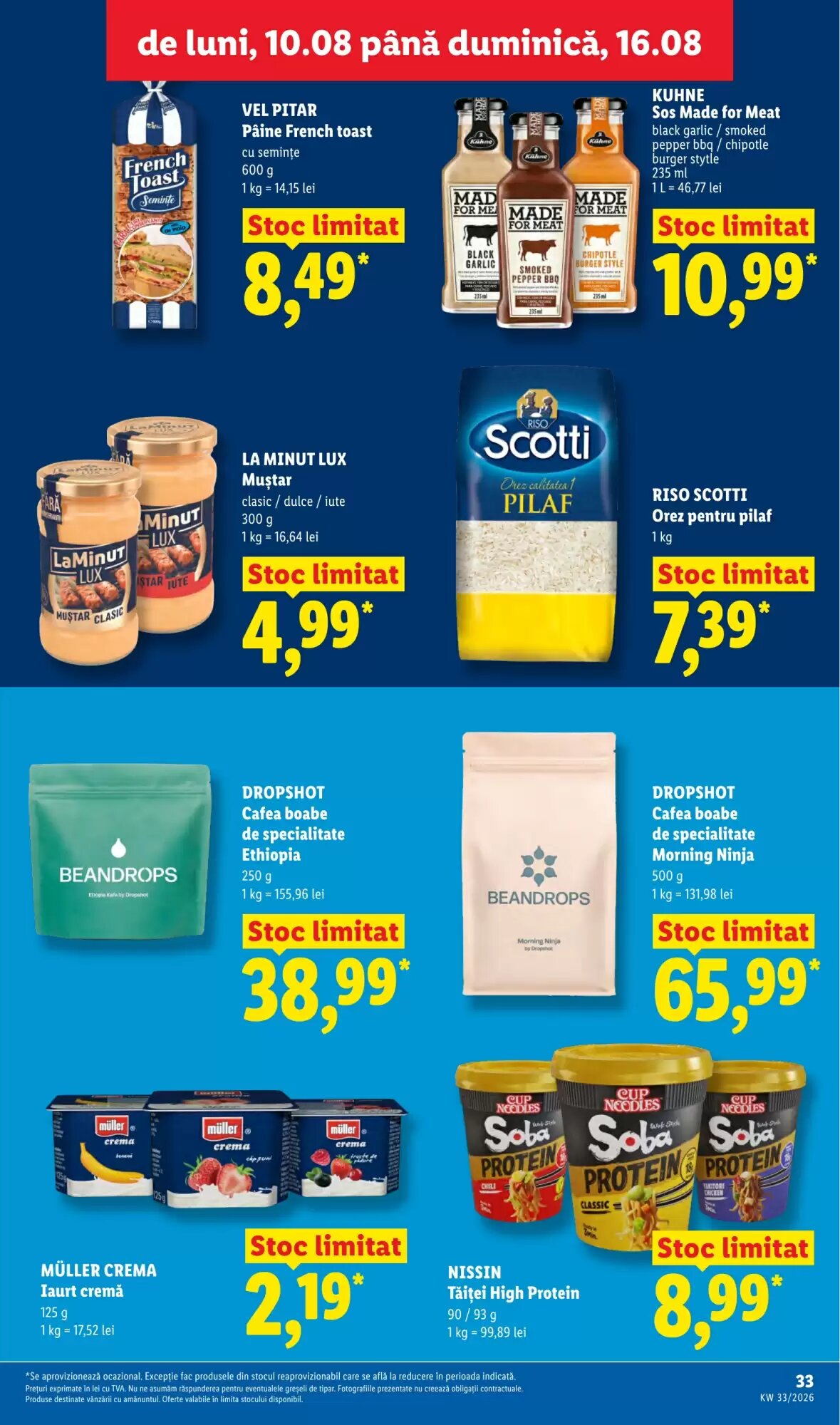 Catalogul cu oferte Lidl valabil de la 10.08.2026 - Pagina 33.