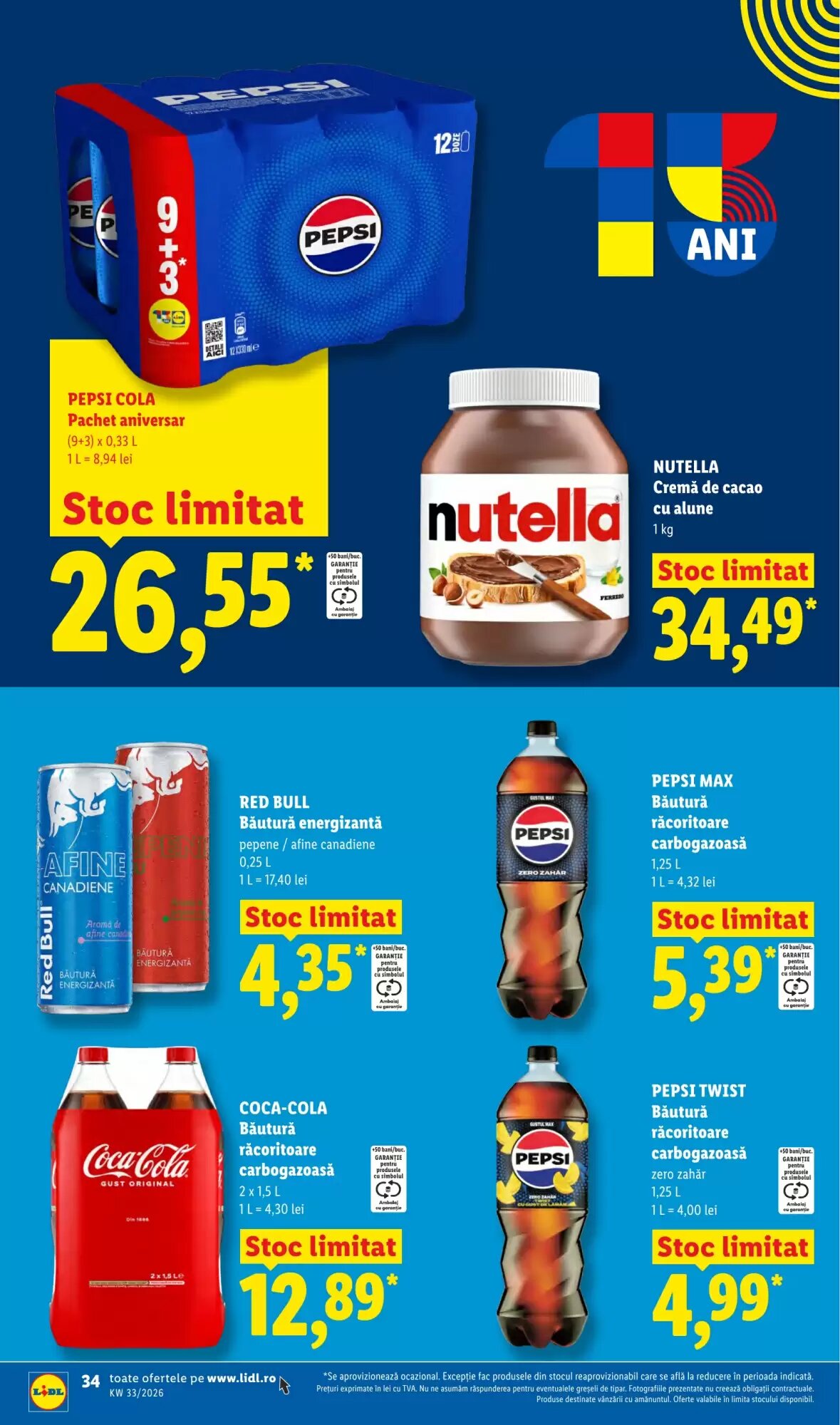Catalogul cu oferte Lidl valabil de la 10.08.2026 - Pagina 34.