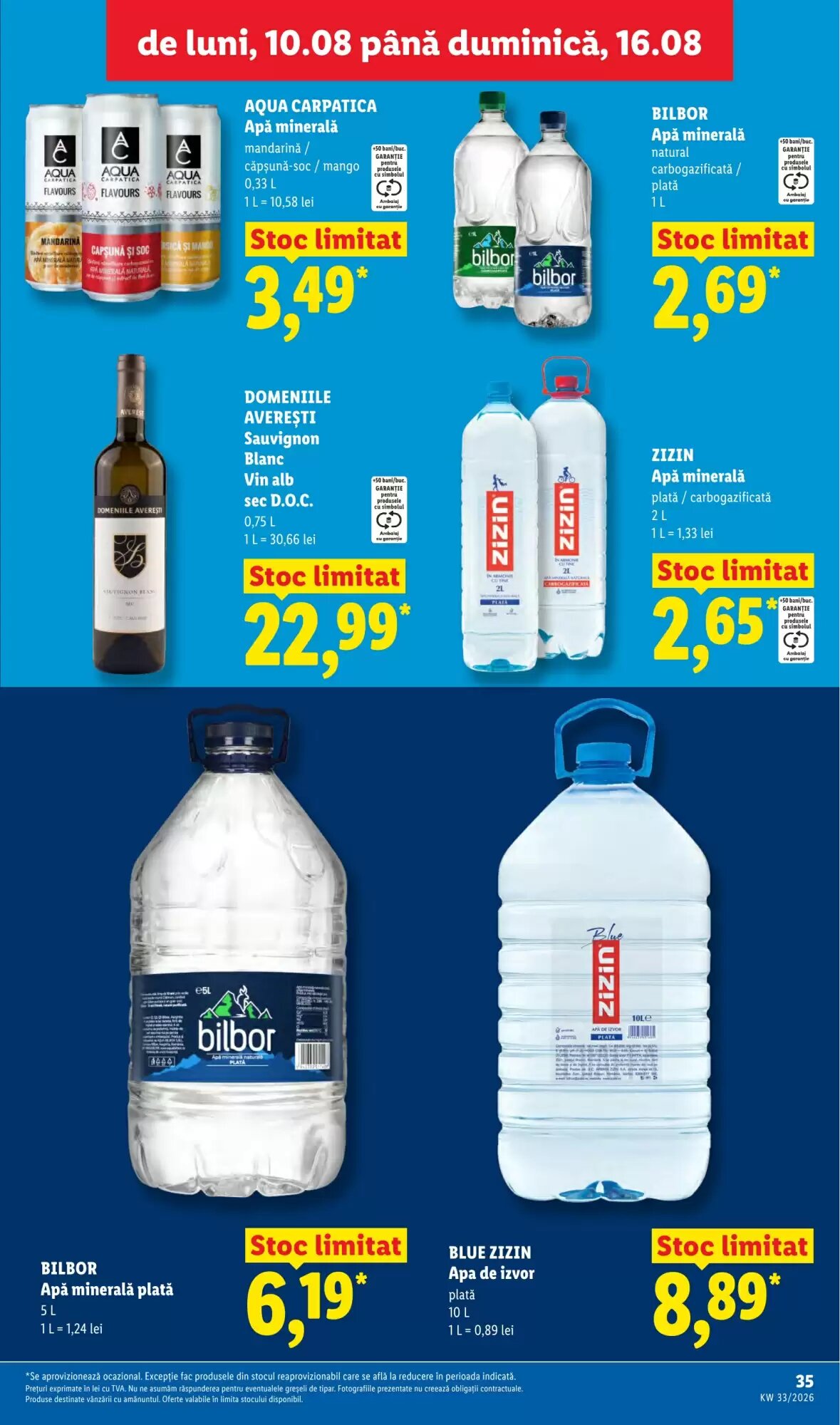 Catalogul cu oferte Lidl valabil de la 10.08.2026 - Pagina 35.