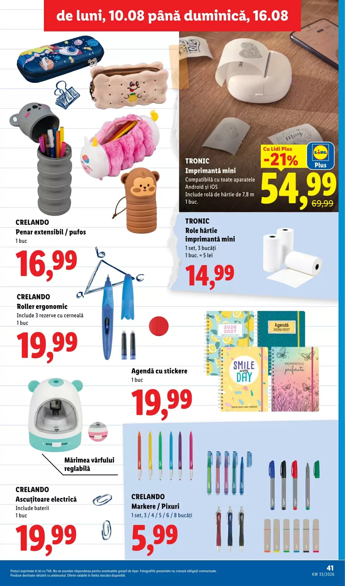 Catalogul cu oferte Lidl valabil de la 10.08.2026 - Pagina 41.
