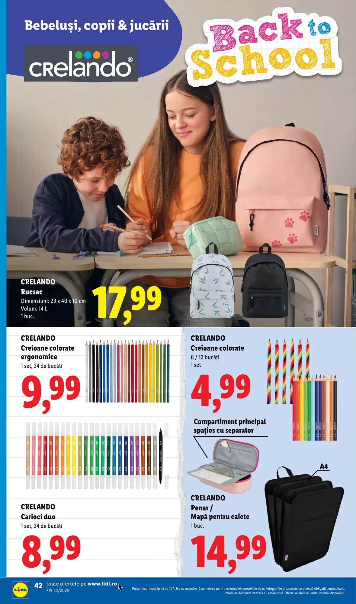 Catalogul cu oferte Lidl valabil de la 10.08.2026 - Pagina 42.