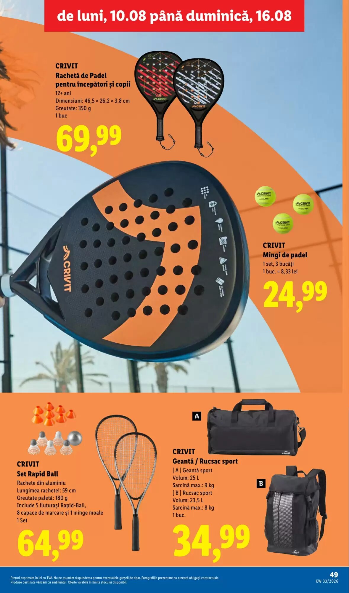 Catalogul cu oferte Lidl valabil de la 10.08.2026 - Pagina 49.