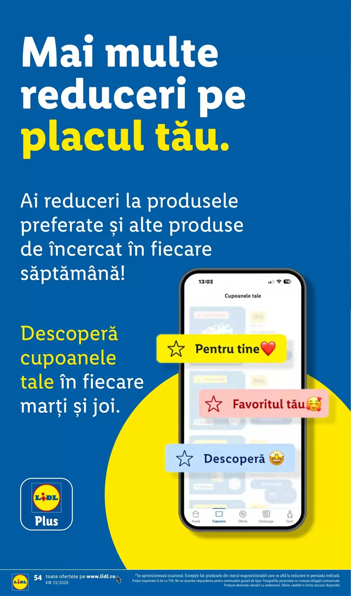 Catalogul cu oferte Lidl valabil de la 10.08.2026 - Pagina 54.