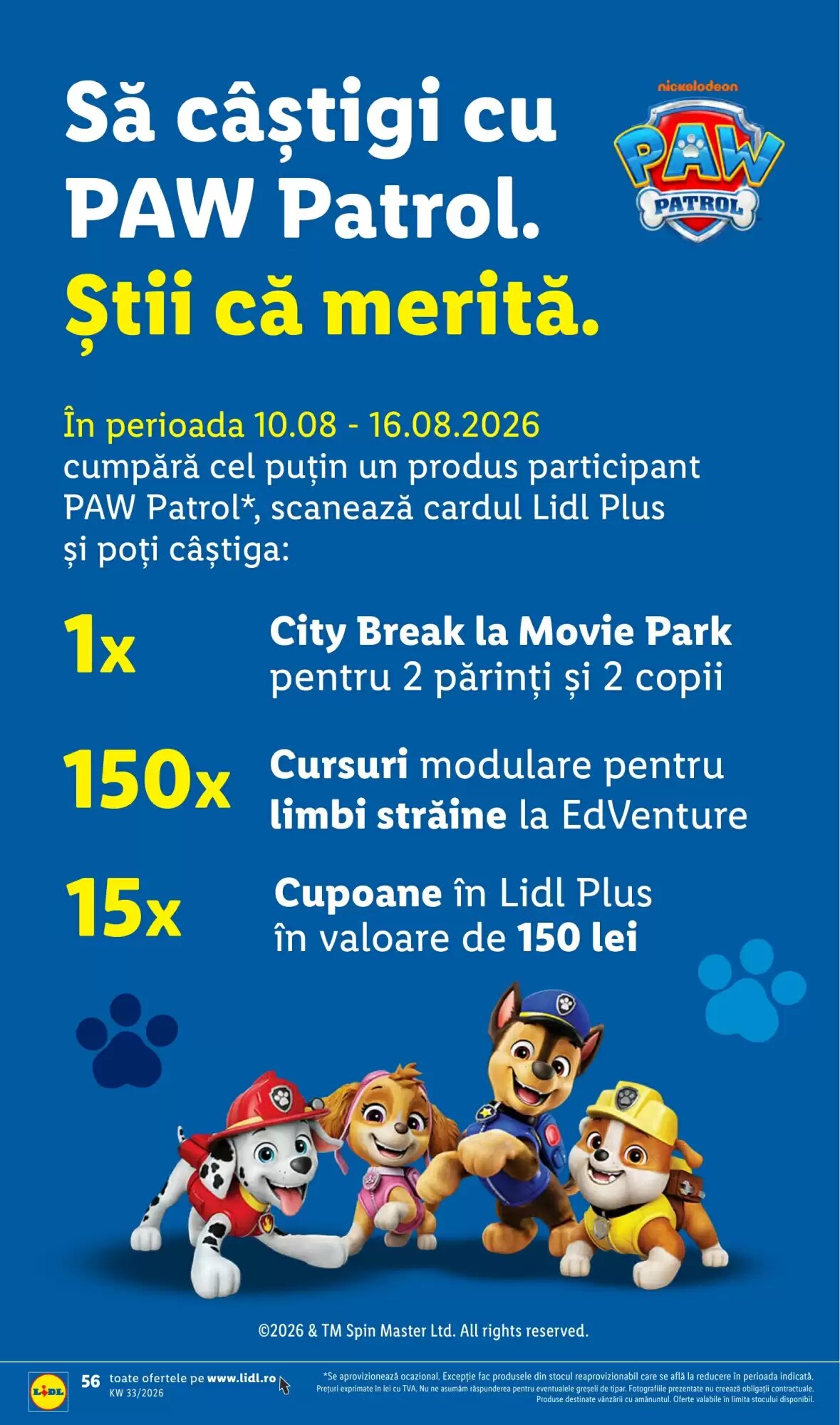 Catalogul cu oferte Lidl valabil de la 10.08.2026 - Pagina 56.