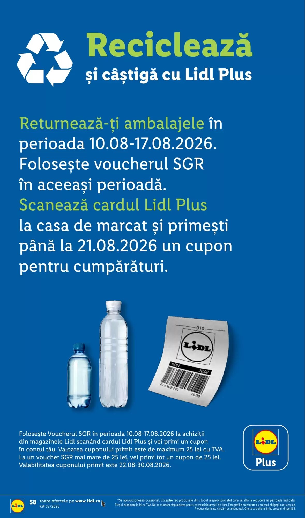 Catalogul cu oferte Lidl valabil de la 10.08.2026 - Pagina 58.