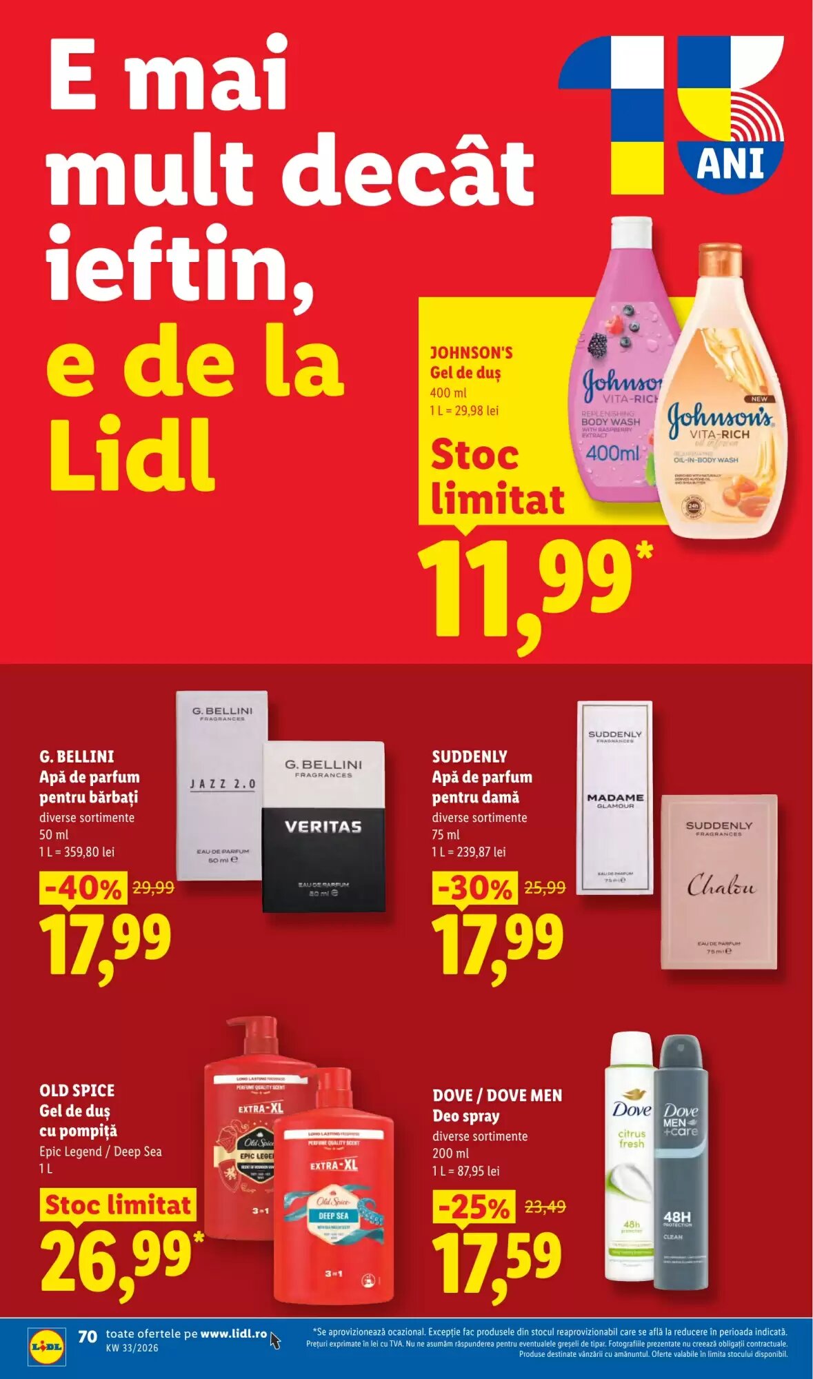 Catalogul cu oferte Lidl valabil de la 10.08.2026 - Pagina 70.