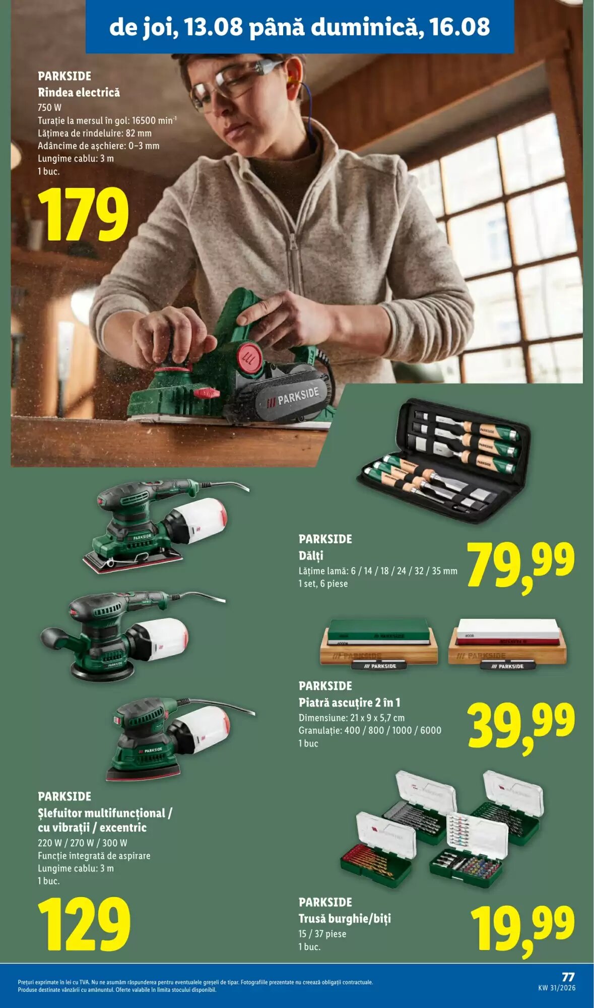 Catalogul cu oferte Lidl valabil de la 10.08.2026 - Pagina 77.