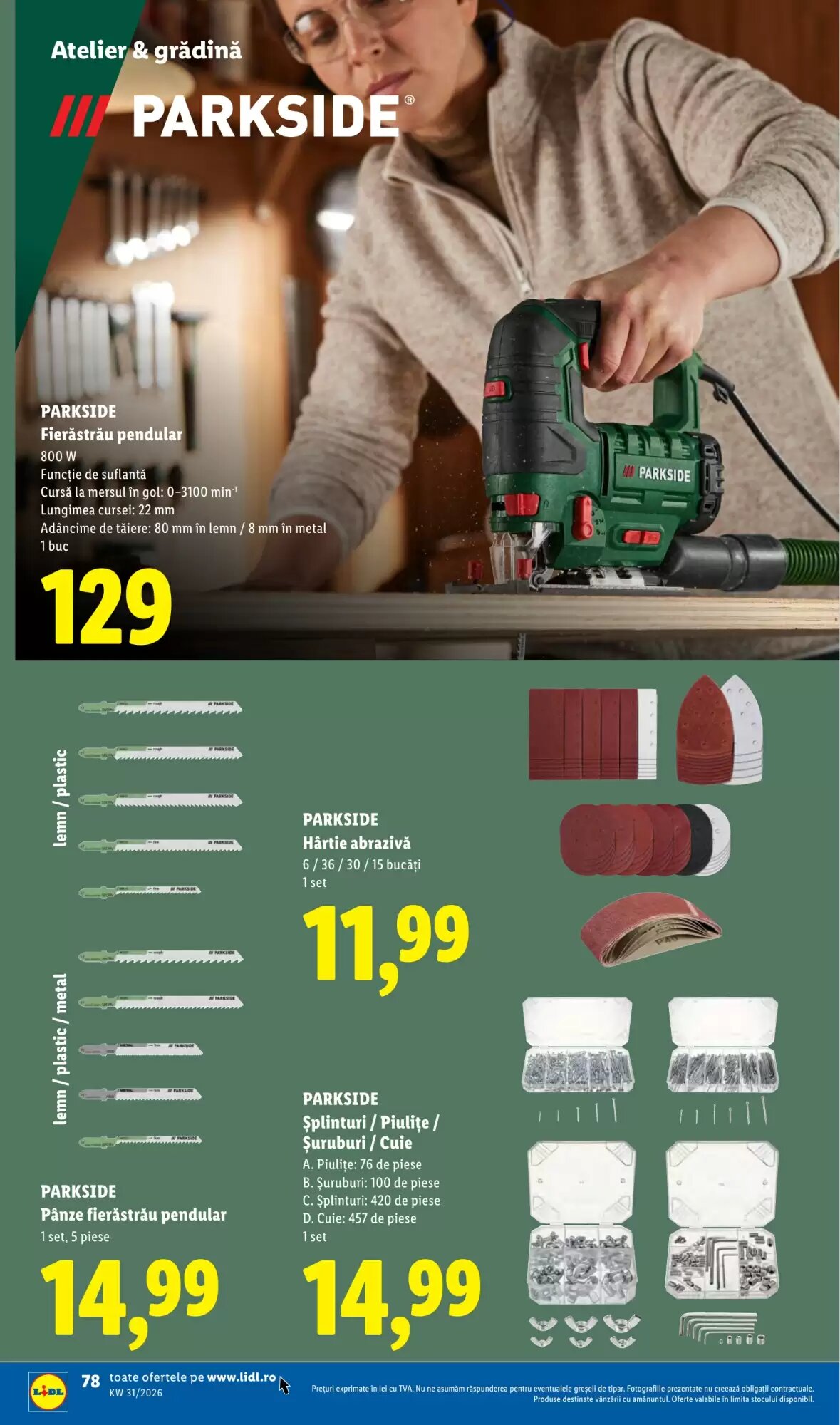 Catalogul cu oferte Lidl valabil de la 10.08.2026 - Pagina 78.