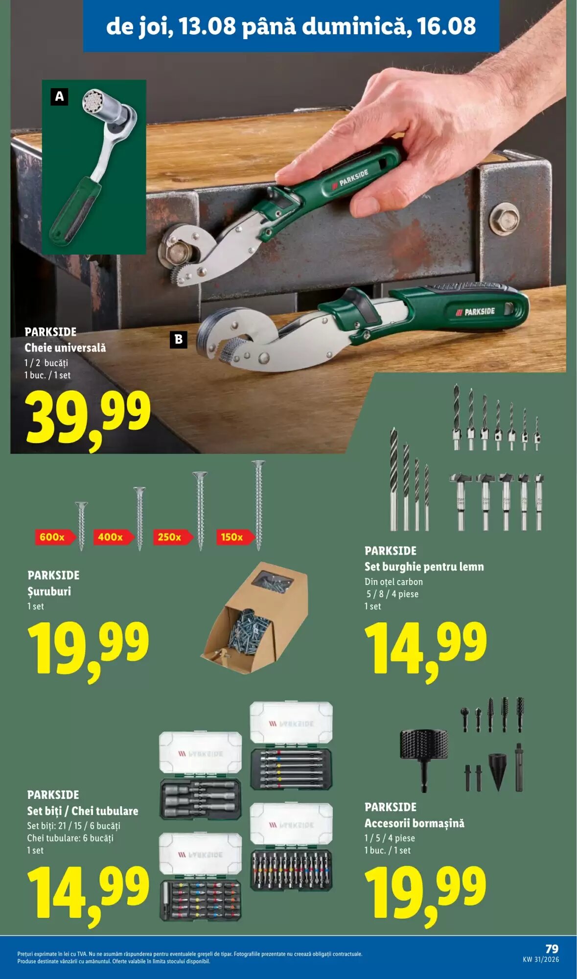 Catalogul cu oferte Lidl valabil de la 10.08.2026 - Pagina 79.