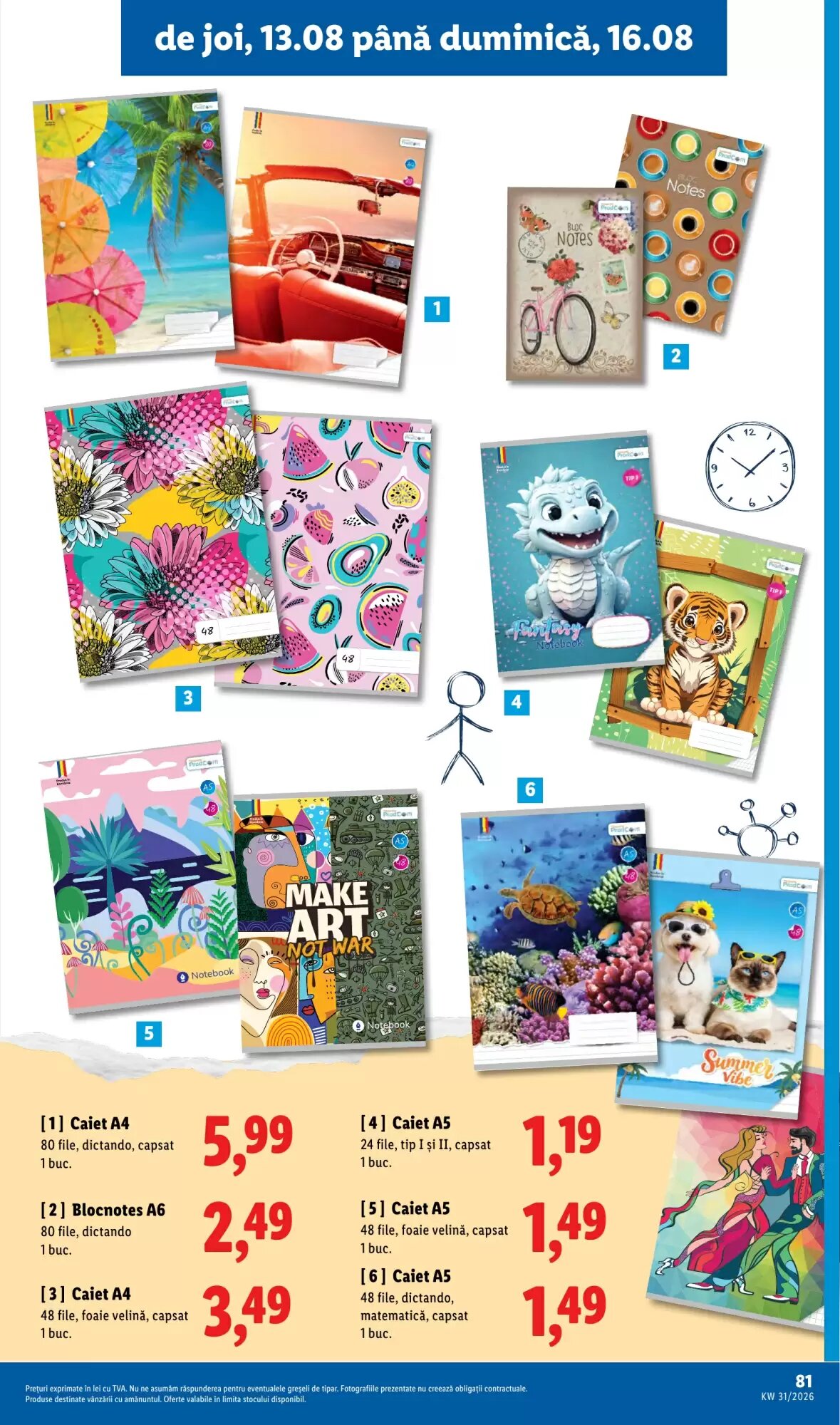 Catalogul cu oferte Lidl valabil de la 10.08.2026 - Pagina 81.