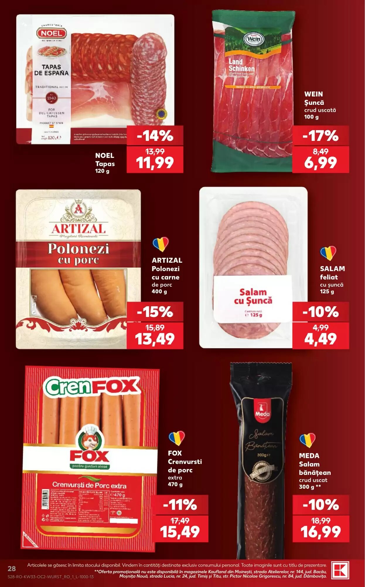 Catalogul cu oferte Kaufland valabil de la 12.08.2026 - Pagina 28.