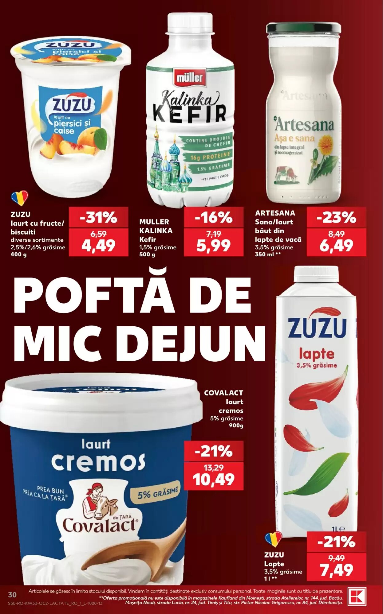 Catalogul cu oferte Kaufland valabil de la 12.08.2026 - Pagina 30.