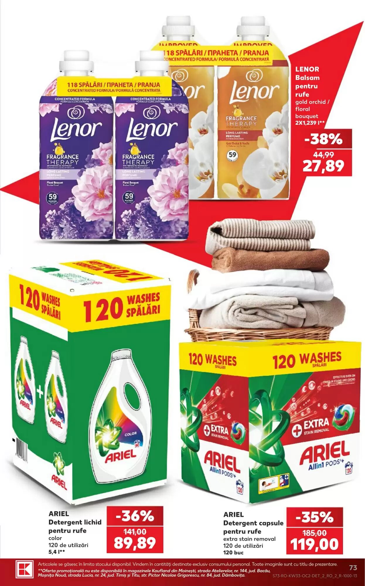 Catalogul cu oferte Kaufland valabil de la 12.08.2026 - Pagina 73.