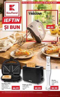 Catalogul cu oferte Kaufland valabil de la 12.08.2026