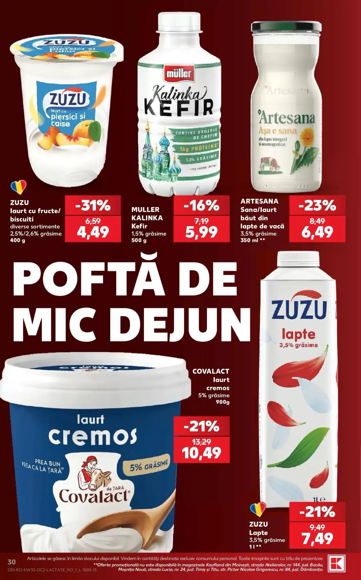 Catalogul cu oferte Kaufland valabil de la 12.08.2026 - Pagina 30.