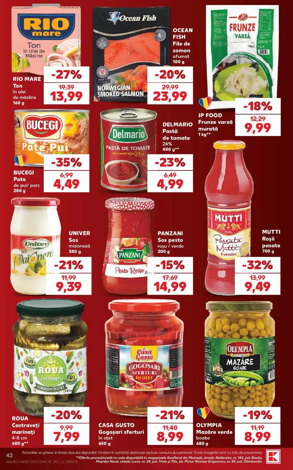 Catalogul cu oferte Kaufland valabil de la 12.08.2026 - Pagina 42.