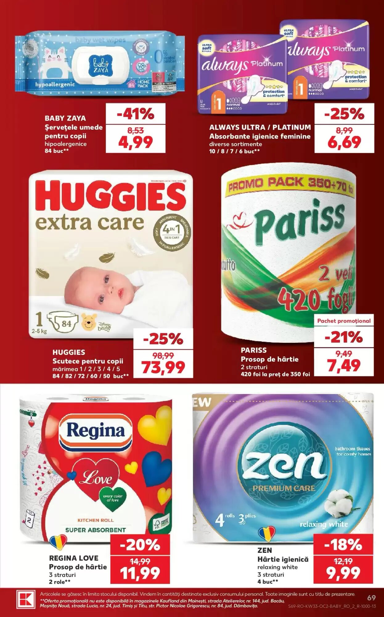 Catalogul cu oferte Kaufland valabil de la 12.08.2026 - Pagina 69.