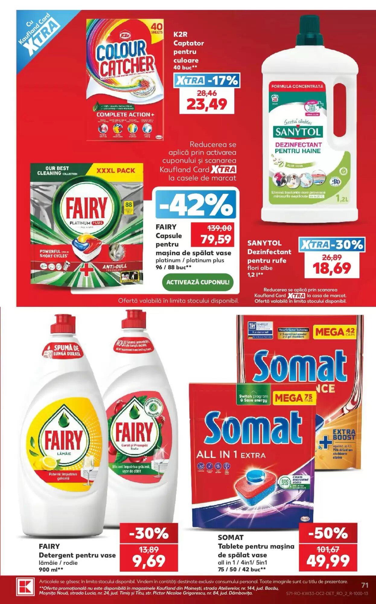 Catalogul cu oferte Kaufland valabil de la 12.08.2026 - Pagina 71.
