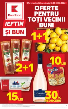 Catalogul cu oferte Kaufland valabil de la 12.08.2026