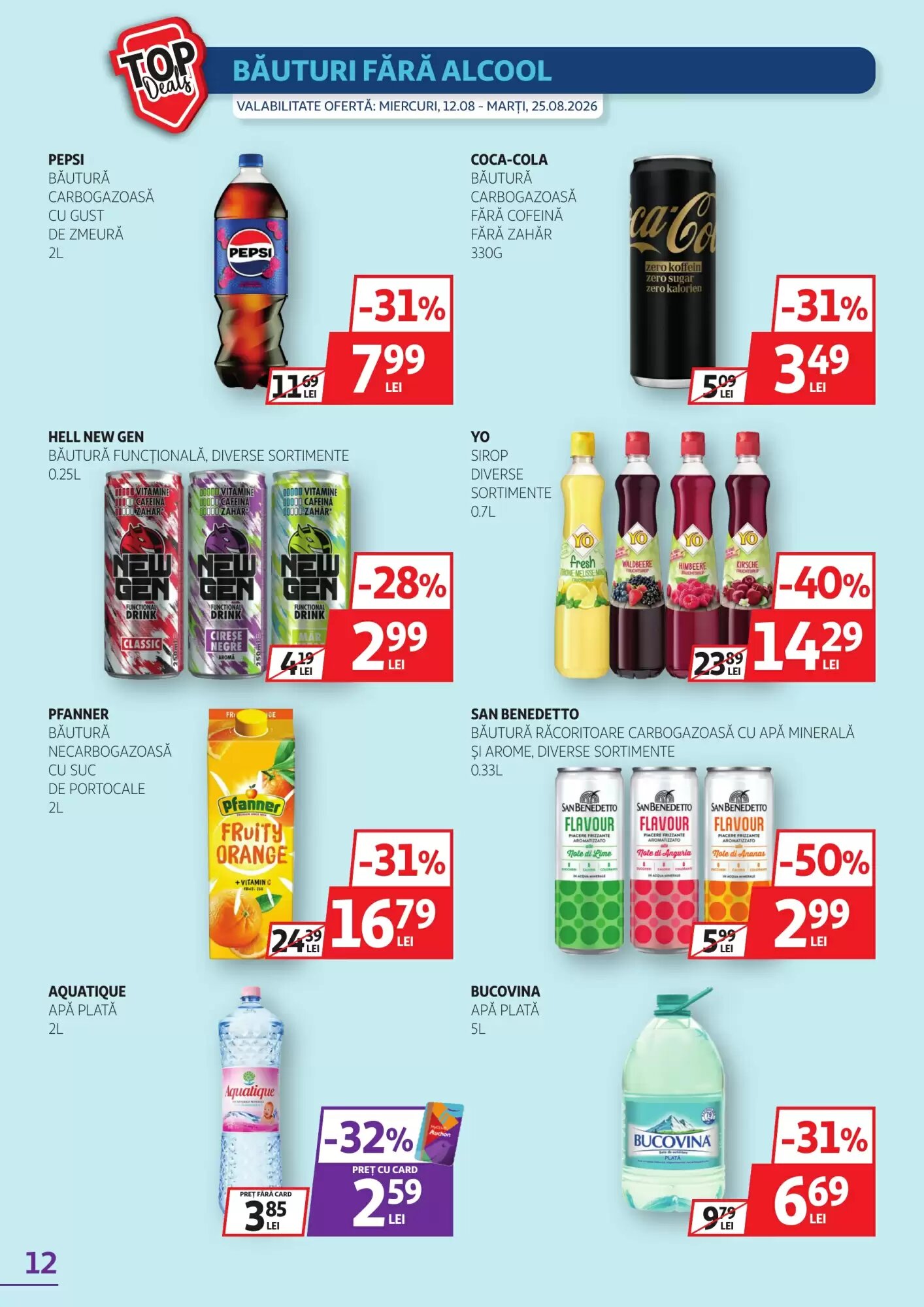 Catalogul cu oferte Auchan valabil de la 12.08.2026 - Pagina 12.