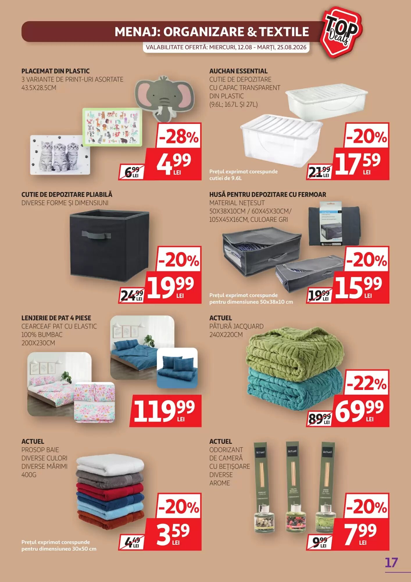 Catalogul cu oferte Auchan valabil de la 12.08.2026 - Pagina 17.