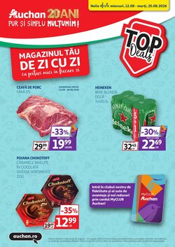 Catalogul cu oferte Auchan valabil de la 12.08.2026
