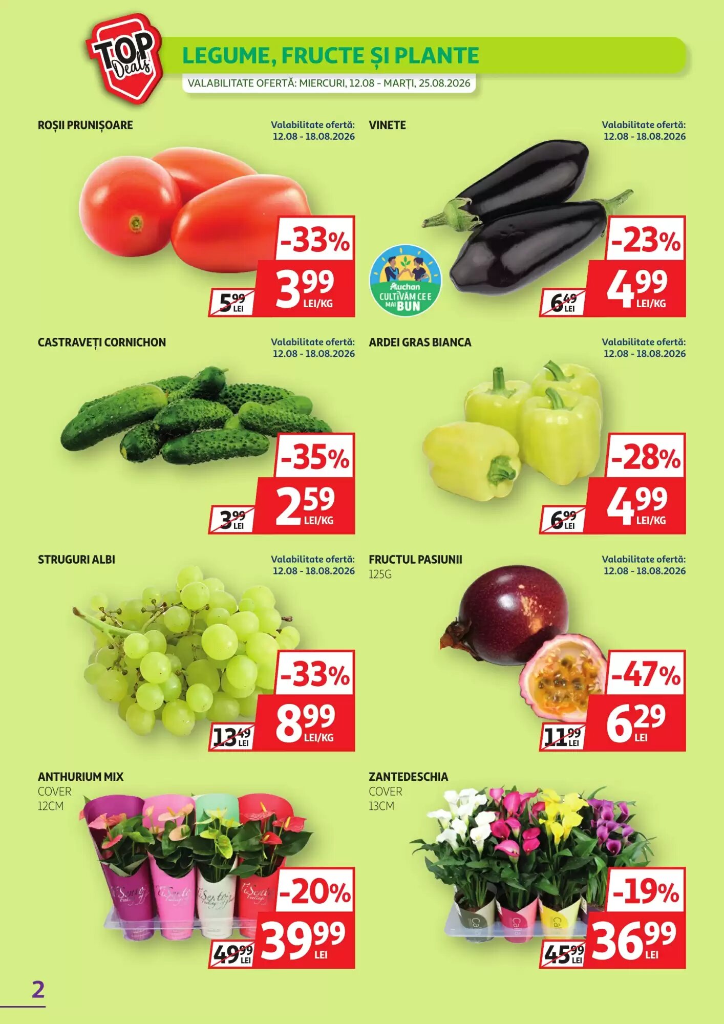 Catalogul cu oferte Auchan valabil de la 12.08.2026 - Pagina 2.
