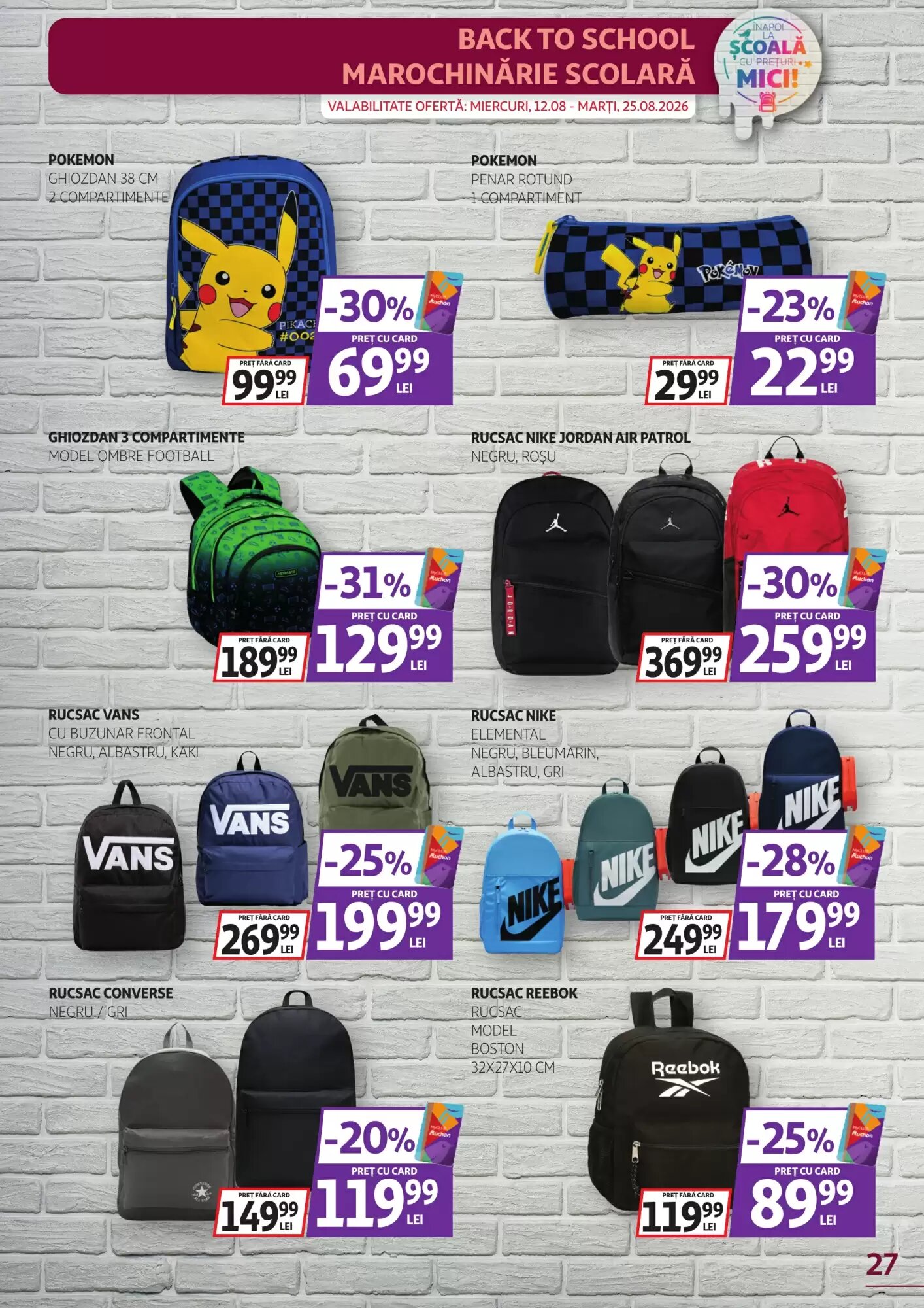 Catalogul cu oferte Auchan valabil de la 12.08.2026 - Pagina 27.