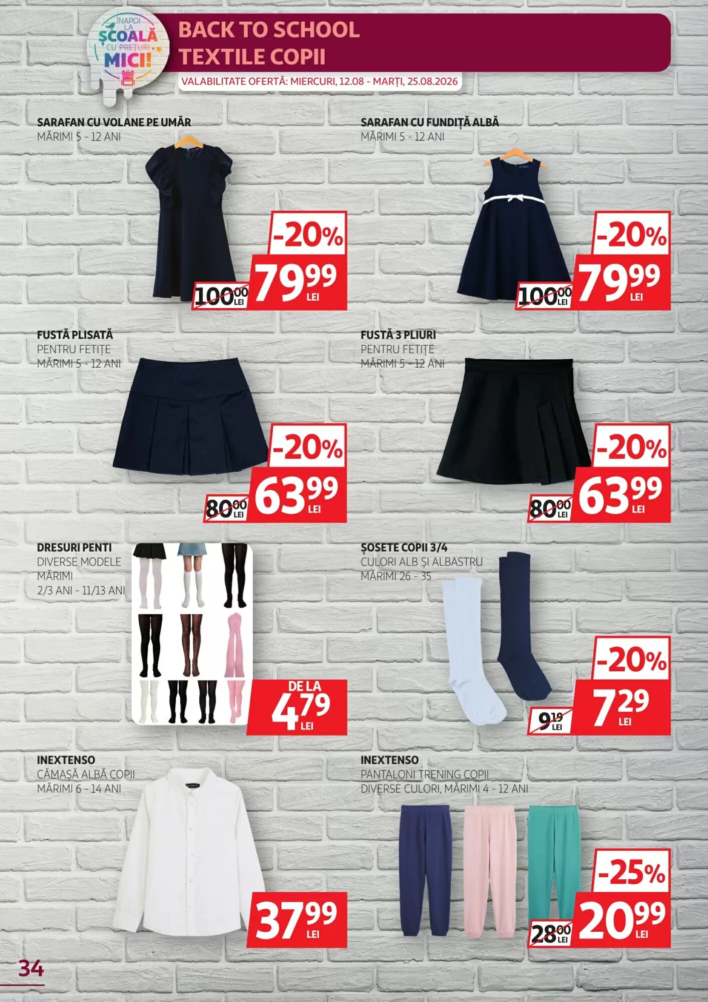 Catalogul cu oferte Auchan valabil de la 12.08.2026 - Pagina 34.