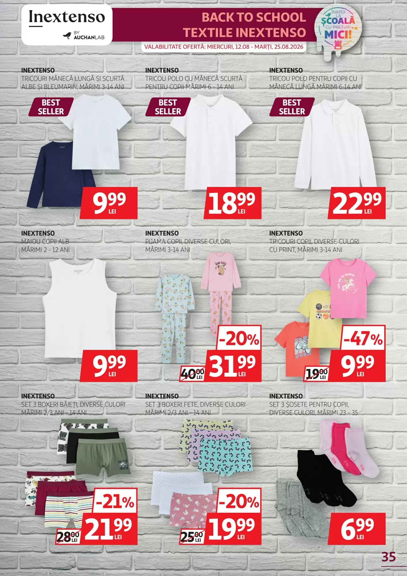 Catalogul cu oferte Auchan valabil de la 12.08.2026 - Pagina 35.