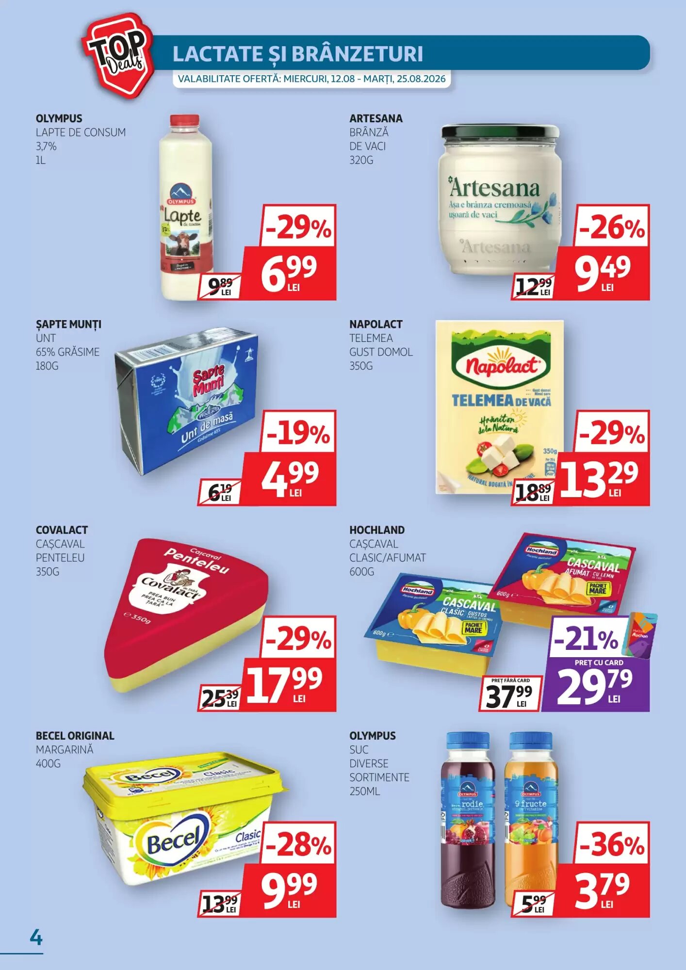 Catalogul cu oferte Auchan valabil de la 12.08.2026 - Pagina 4.