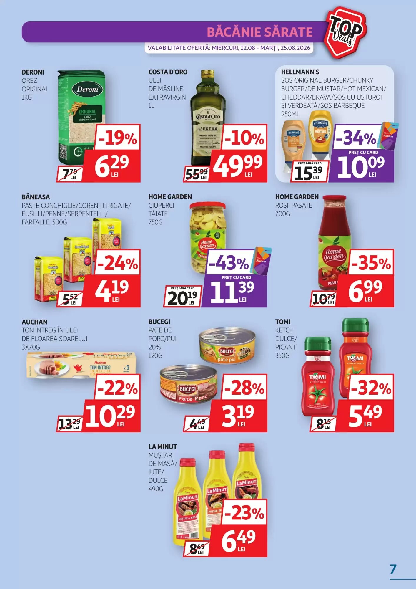 Catalogul cu oferte Auchan valabil de la 12.08.2026 - Pagina 7.